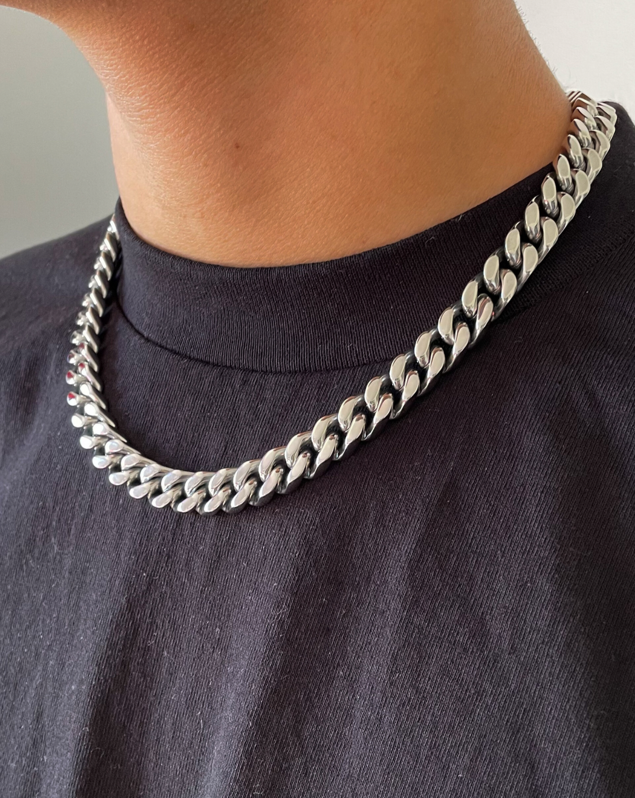 Cuban Link Chain 12mm in 316L Steel